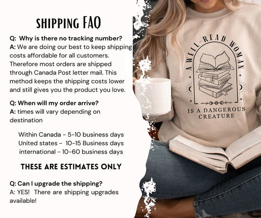 A Well-read Woman is a dangerous creature Crewneck sweater