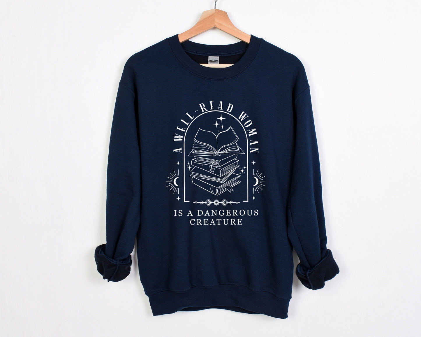 A Well-read Woman is a dangerous creature | Bookish sweater | Reading Shirt | Clothing | bookish gifts | sweater | bookish merch