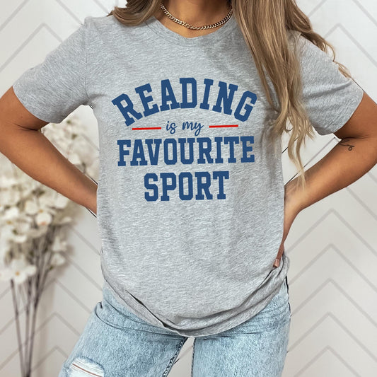 Reading is my favourite spot - Bookish Tee, Reading Shirt, Book Lover T-shirt | bookish gifts | book merch | apparel | tshirts | Canadian